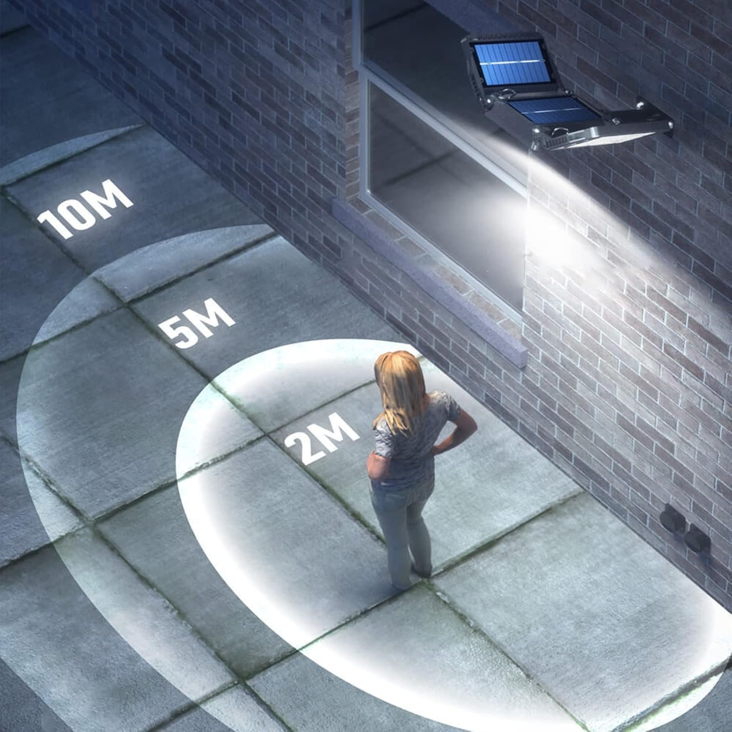 Rază de Iluminare până la 10m