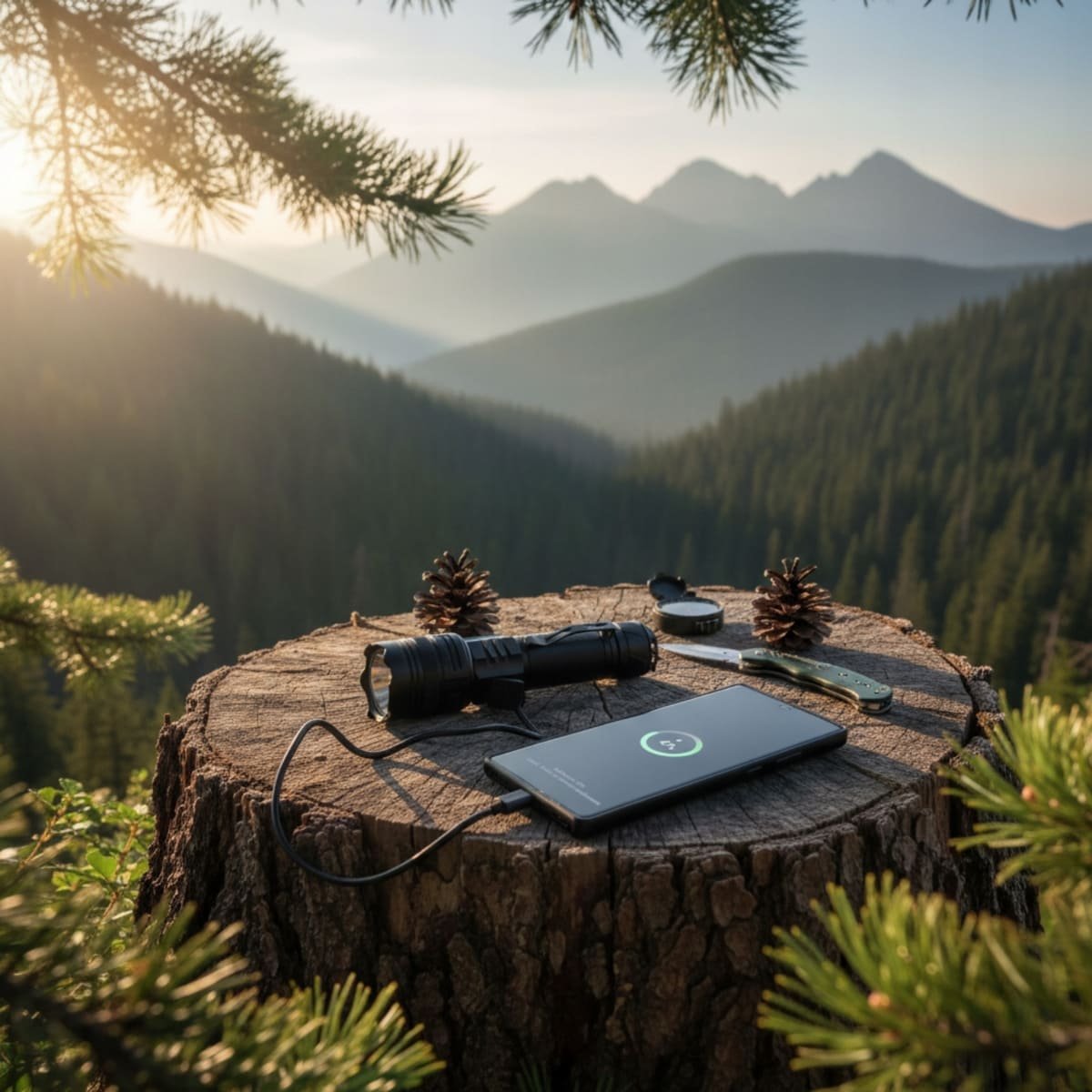 Profesionálne LED svetlo powerbank