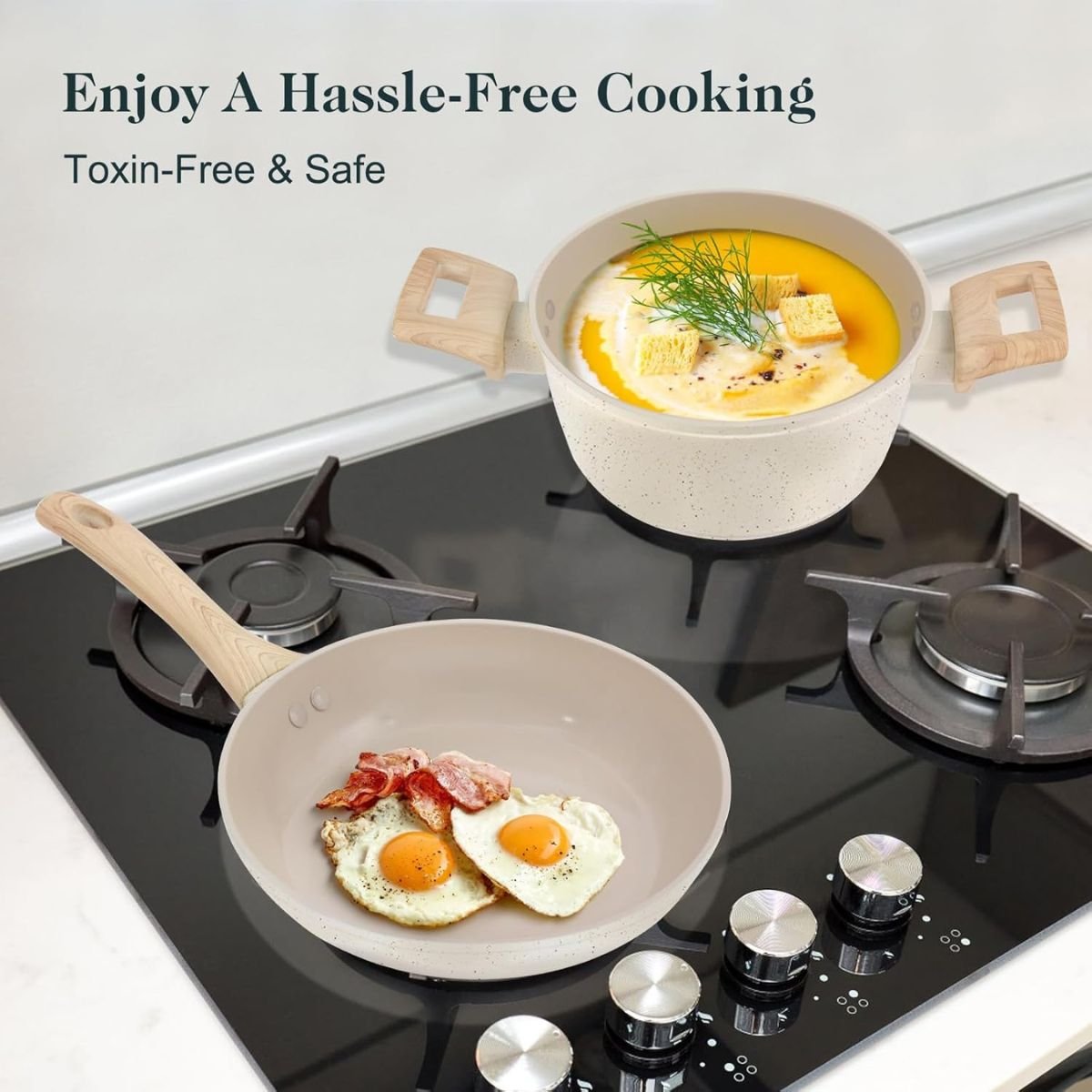 Kompletní sada nádobí s poklicemi